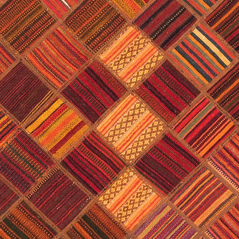 Patchworkový koberec 225x164cm - Perserteppich Wollteppich