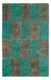 Patchworkový koberec 149x243cm - Vlněný koberec – product image