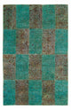 Patchworkový koberec 149x243cm - Vlněný koberec