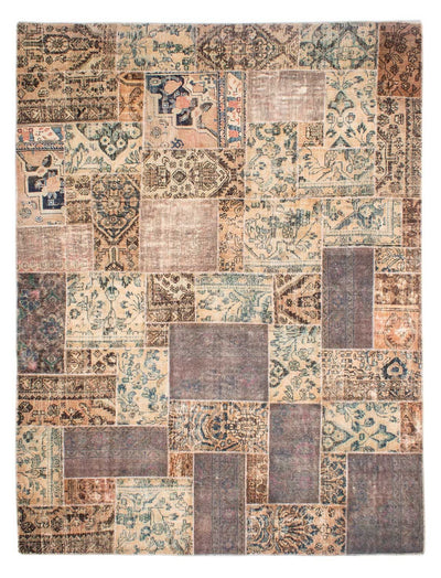 Patchworkový koberec 240x317cm - Perserteppich Wollteppich