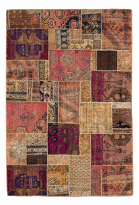 Patchworkový koberec 181x272cm - Vlněný koberec – product image
