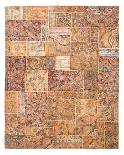 Patchworkový koberec 241x301cm - Perserteppich Wollteppich