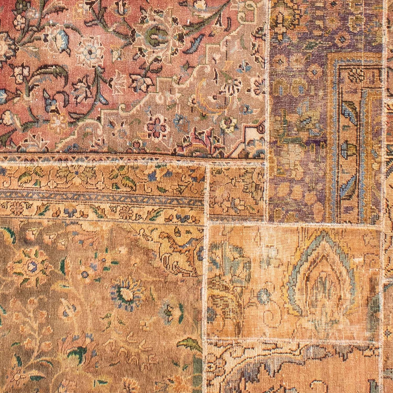 Patchworkový koberec 301x241cm - Perserteppich Wollteppich