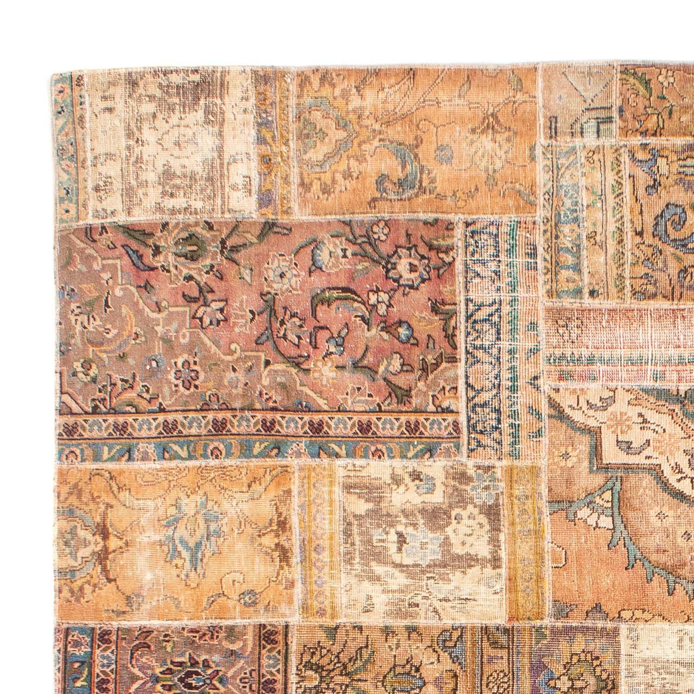 Patchworkový koberec 301x241cm - Perserteppich Wollteppich