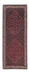 Bidjar Koberec 76x200cm - Perský koberec - Běhoun / Tmavě modrá / 76 x 200 cm Běhoun