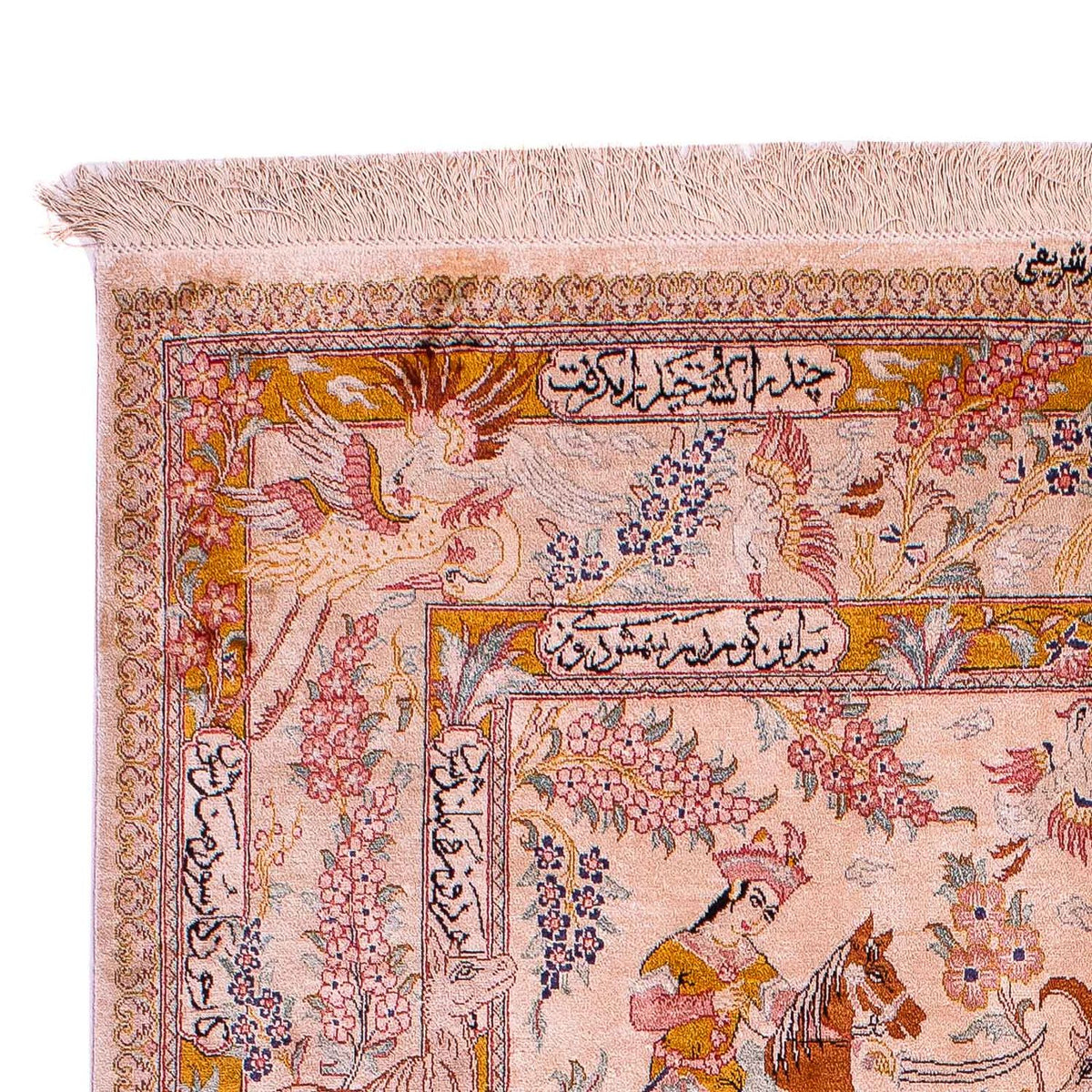 Qom hedvábí Koberec 125x195cm - Orientální koberec