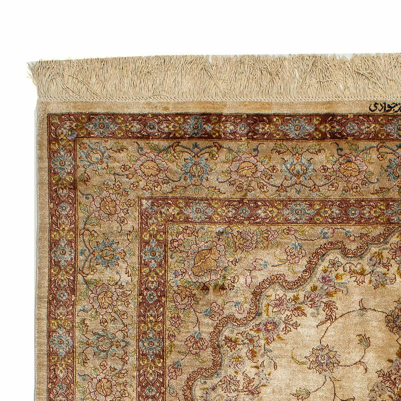 Qom hedvábí Koberec 130x188cm - Orientální koberec