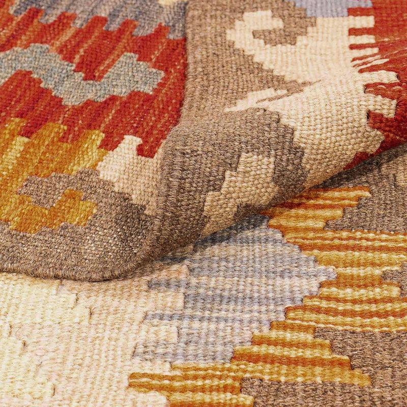 Kilim Maimana Koberec 196x291cm - Vlněný koberec