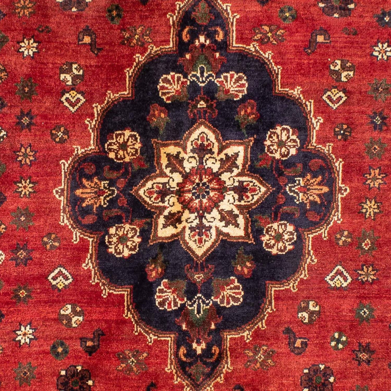 Shiraz Koberec 208x305cm - Perský koberec - tmavě červená