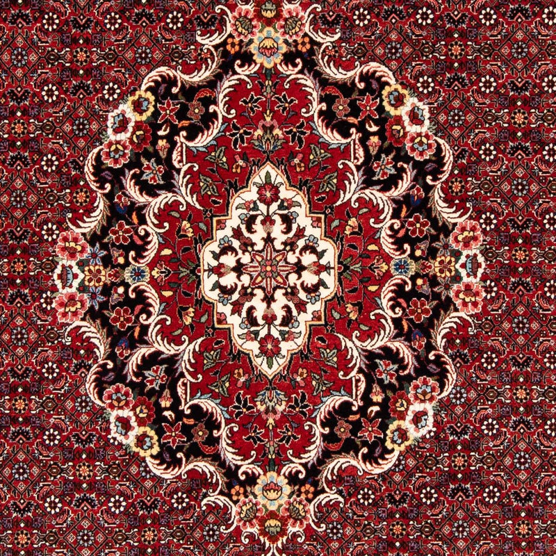 Bidjar Koberec 172x229cm - Perský koberec - tmavě červená
