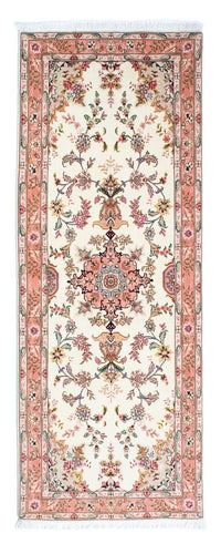 Runner Perský koberec - Tabríz - Královský - 215 x 81 cm - béžová – product image