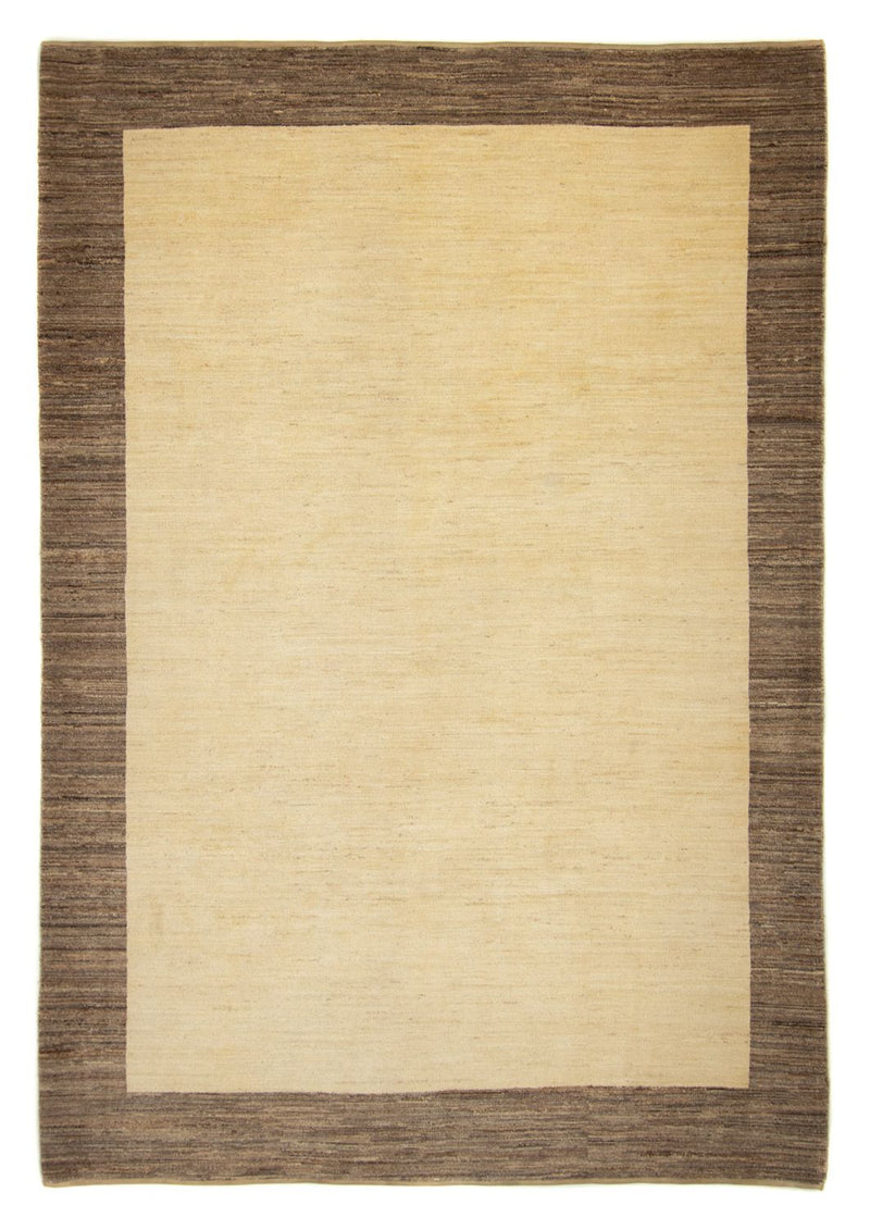 Indo Gabbeh Koberec 205x300cm - Vlněný koberec - béžová
