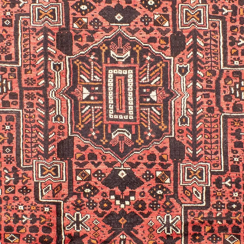 Shiraz Koberec 213x310cm - Perský koberec - světle červená