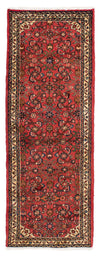 Hosseinabad Koberec 70x200cm - Perský koberec - Běhoun / Tmavě červená / 70 x 200 cm Běhoun
