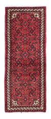 Hosseinabad Koberec 70x185cm - Perský koberec - Běhoun / Tmavě červená / 70 x 185 cm Běhoun