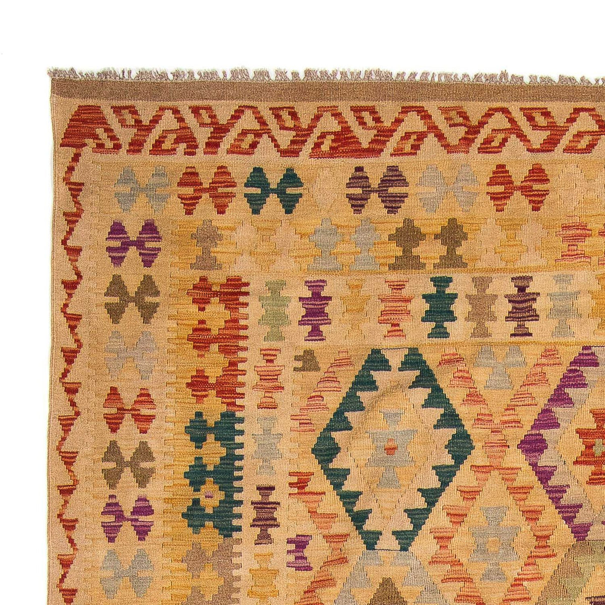 Kilim Maimana Koberec 196x295cm - Vlněný koberec