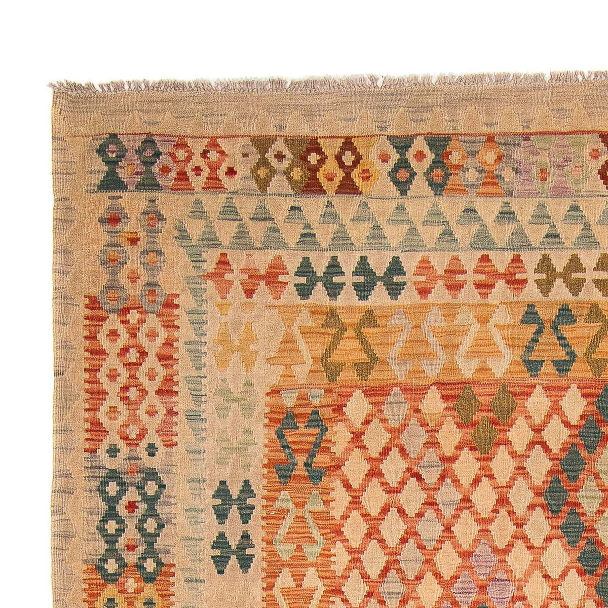 Kilim Maimana Koberec 203x299cm - Vlněný koberec