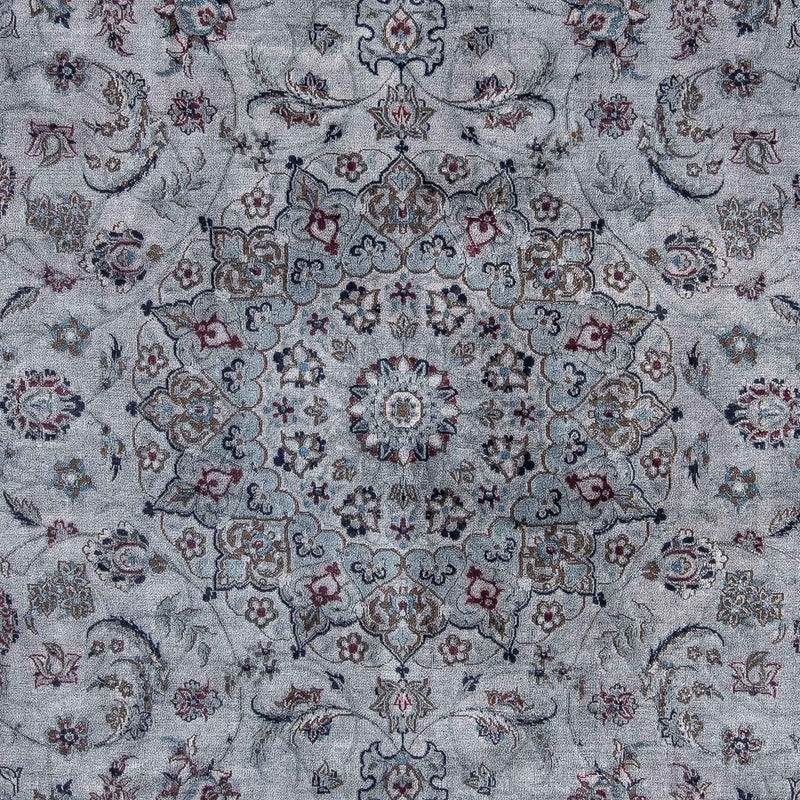 Perský koberec - Nain - 296 x 202 cm - šedá