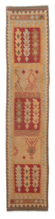 Kilim Maimana Koberec 73x392cm - Vlněný koberec