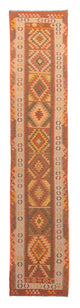 Kilim Maimana Koberec 86x435cm - Vlněný koberec