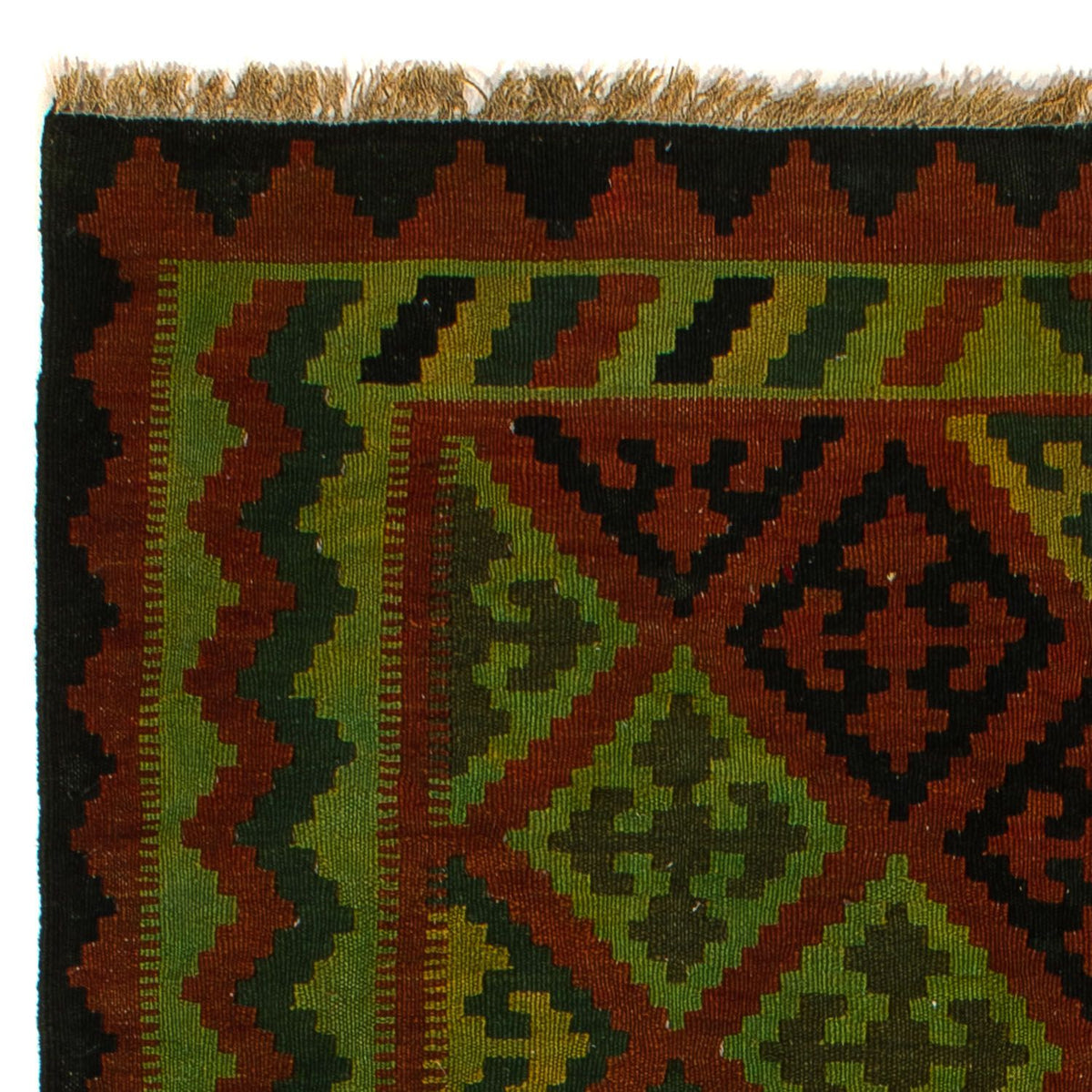 Kilim Fars Koberec 148x197cm - tmavě zelená