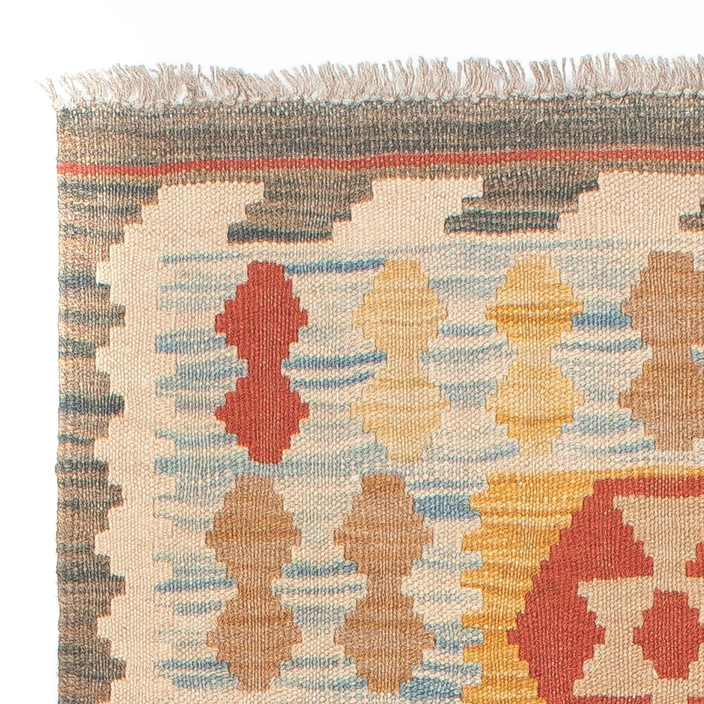 Kilim Maimana Koberec 212x65cm - Vlněný koberec