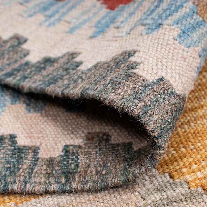 Kilim Maimana Koberec 212x65cm - Vlněný koberec