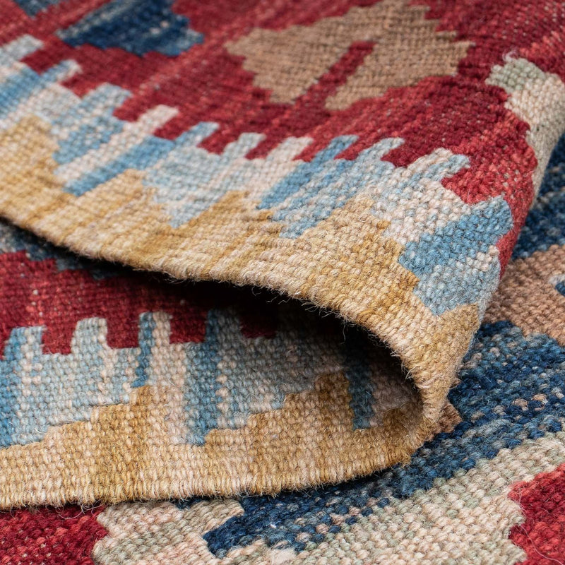 Kilim Maimana Koberec 214x63cm - Vlněný koberec