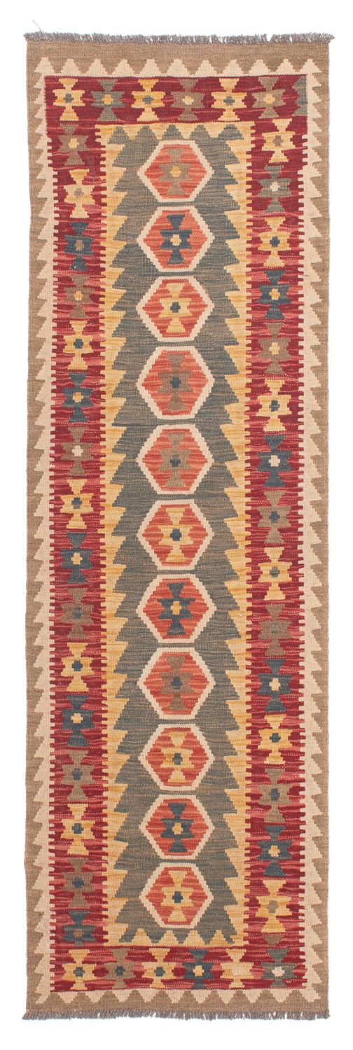Kilim Maimana Koberec 211x63cm - Vlněný koberec