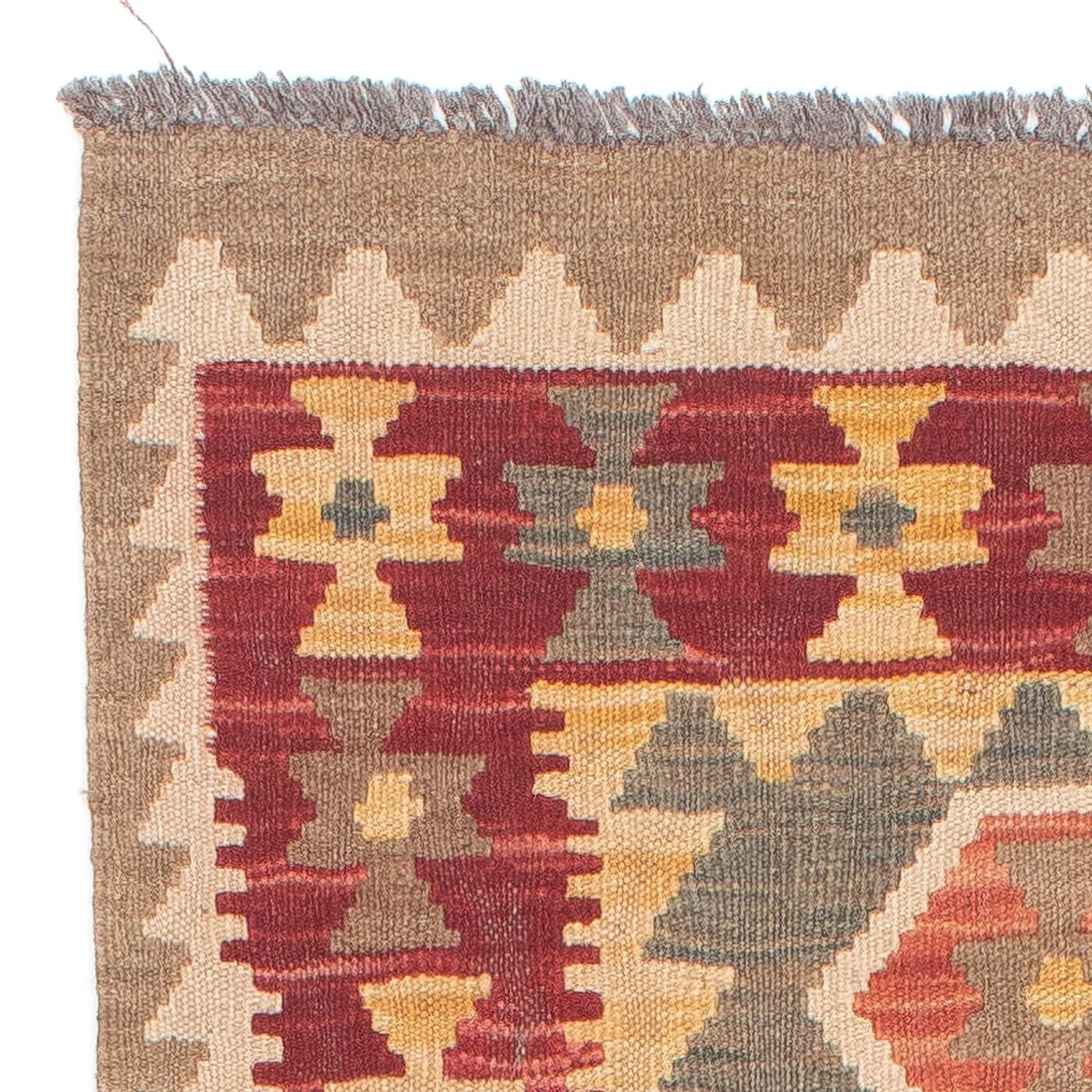 Kilim Maimana Koberec 211x63cm - Vlněný koberec
