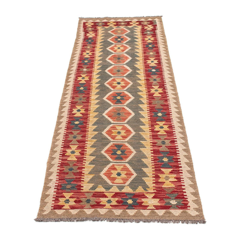 Kilim Maimana Koberec 211x63cm - Vlněný koberec