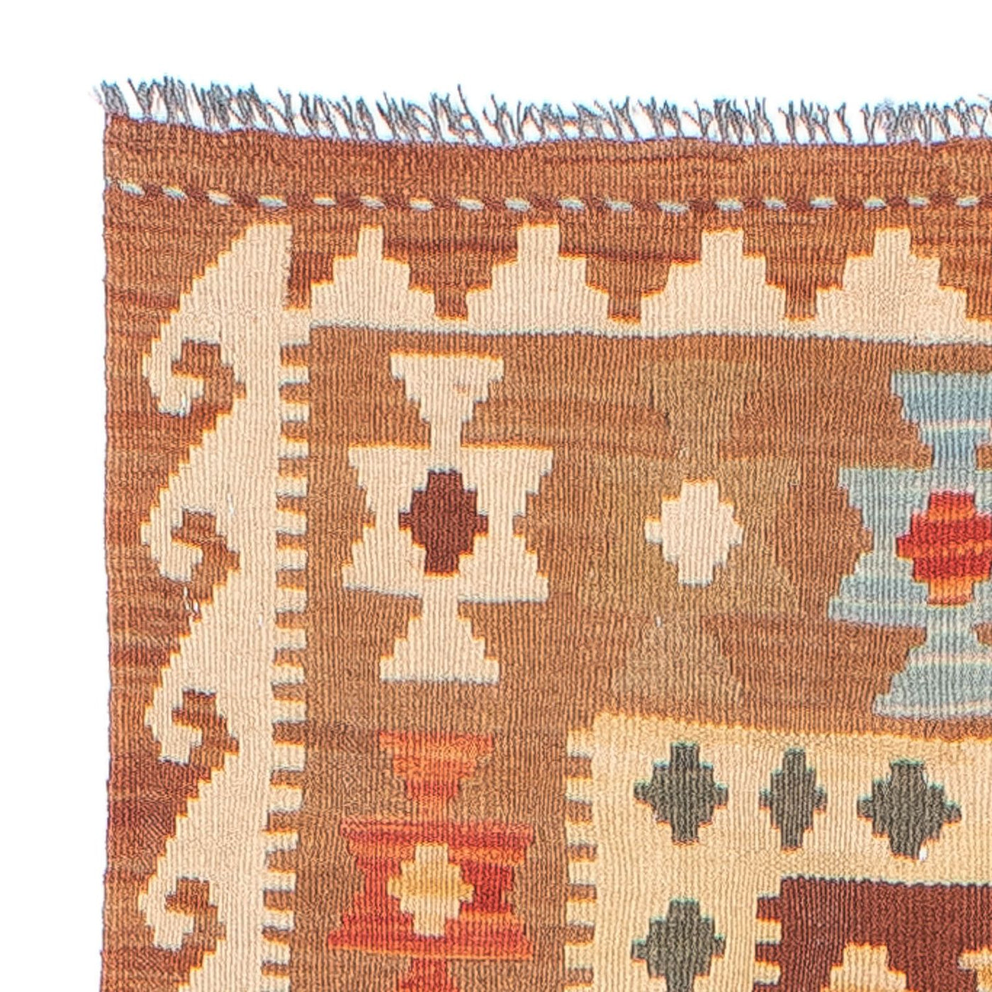 Kilim Maimana Koberec 254x81cm - Vlněný koberec