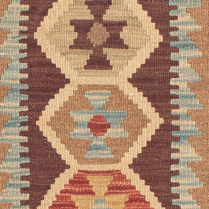 Kilim Maimana Koberec 200x67cm - Vlněný koberec