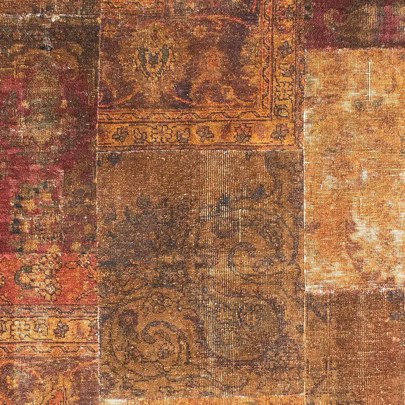 Patchworkový koberec 296x246cm - Perserteppich Wollteppich