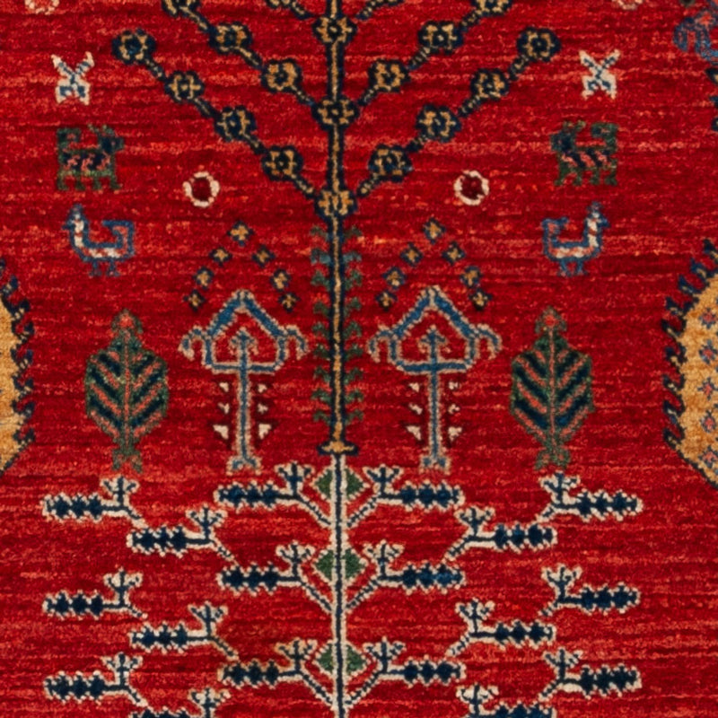 Gabbeh Koberec - Kashkuli Perský - 120 x 85 cm - červená