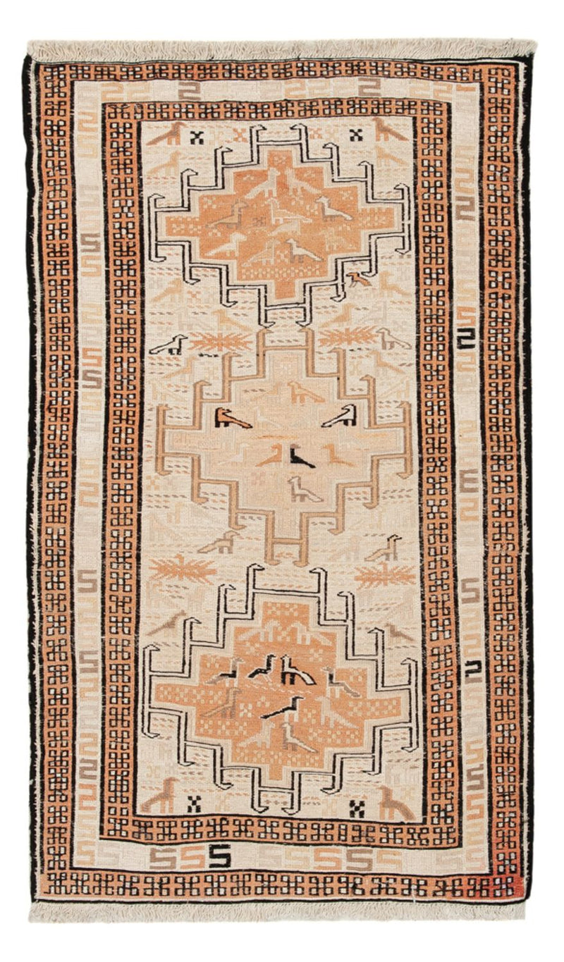 Hedvábný kilim Koberec 107x63cm