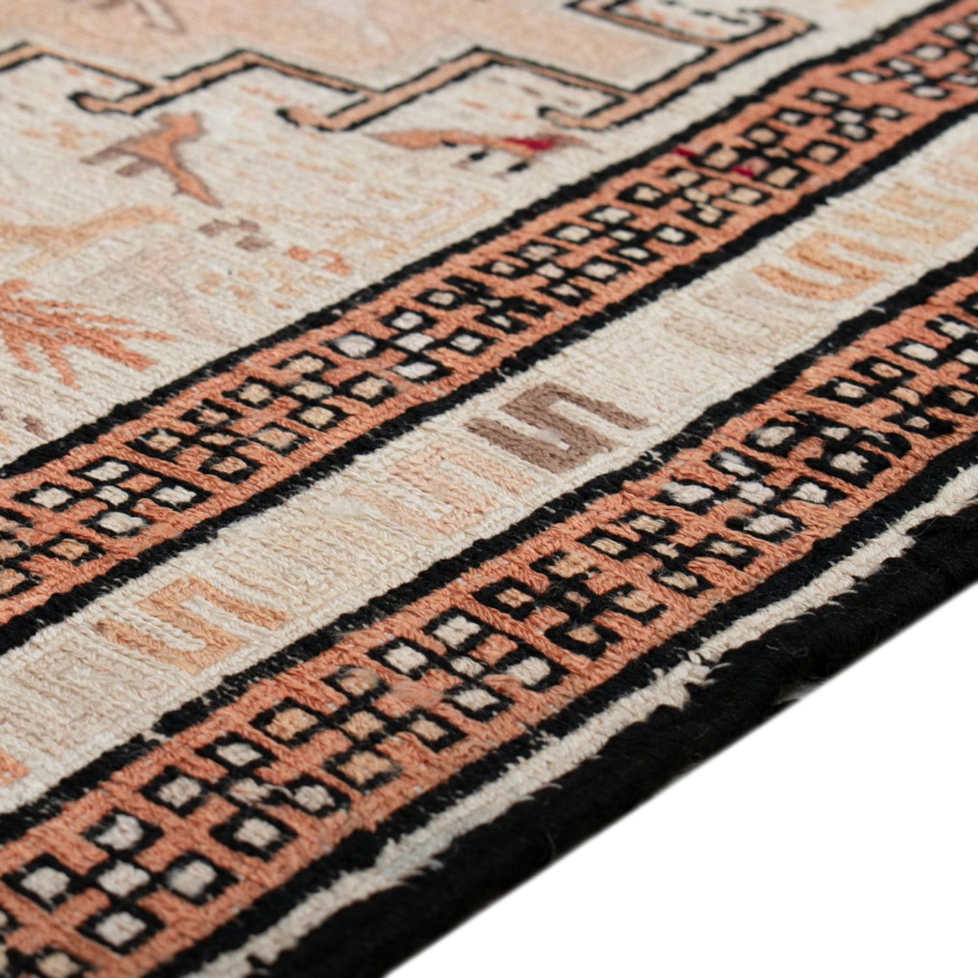 Hedvábný kilim Koberec 103x62cm