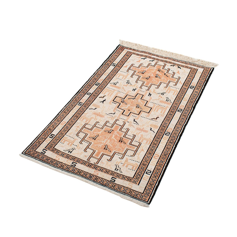 Hedvábný kilim Koberec 101x65cm