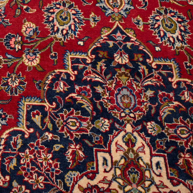 Kashan Koberec 296x467cm - Perský koberec - červená