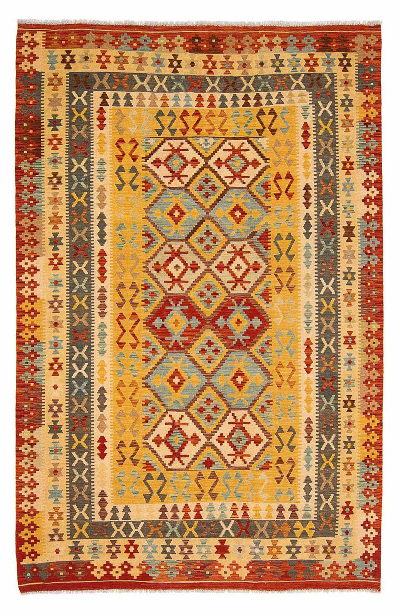 Kilim Maimana Koberec 200x296cm - Vlněný koberec