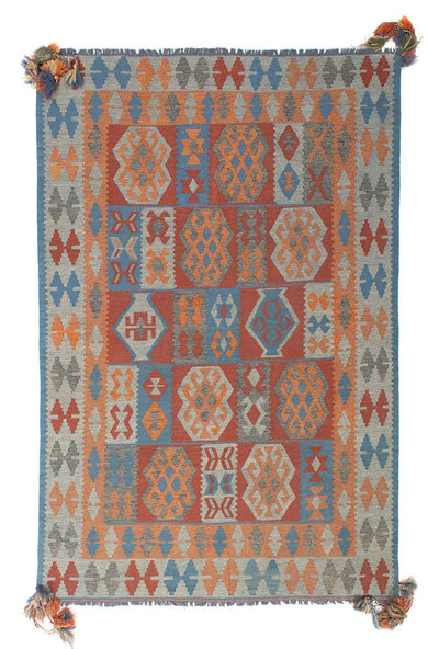 Moderní kilim Koberec 172x252cm - Vlněný koberec