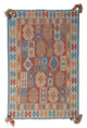 Moderní kilim Koberec 172x252cm - Vlněný koberec