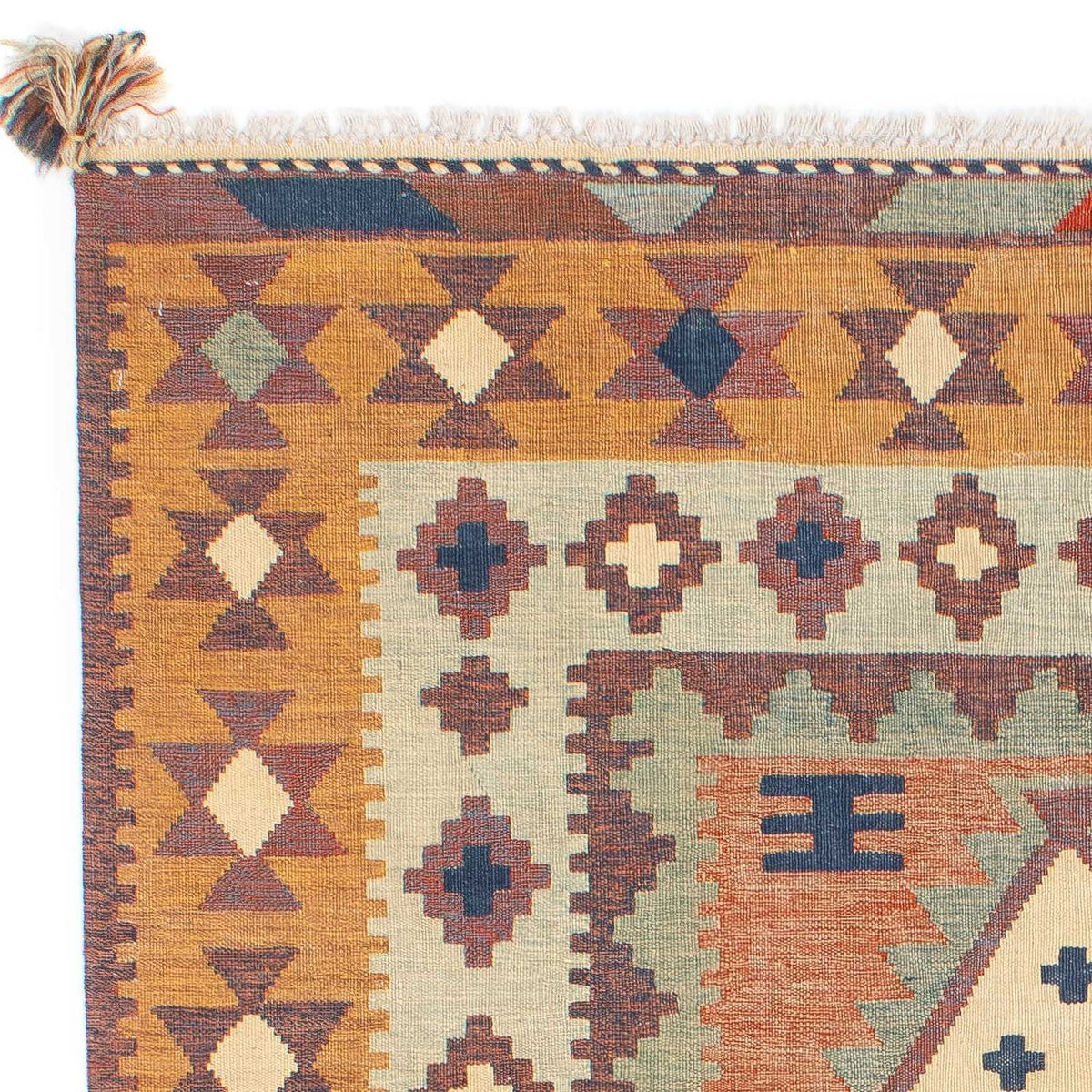 Moderní kilim Koberec 143x208cm - Vlněný koberec