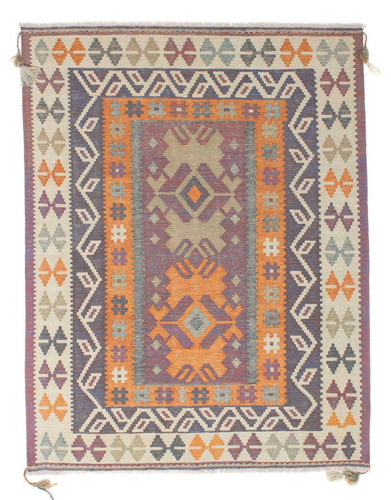Moderní kilim Koberec 161x211cm - Vlněný koberec