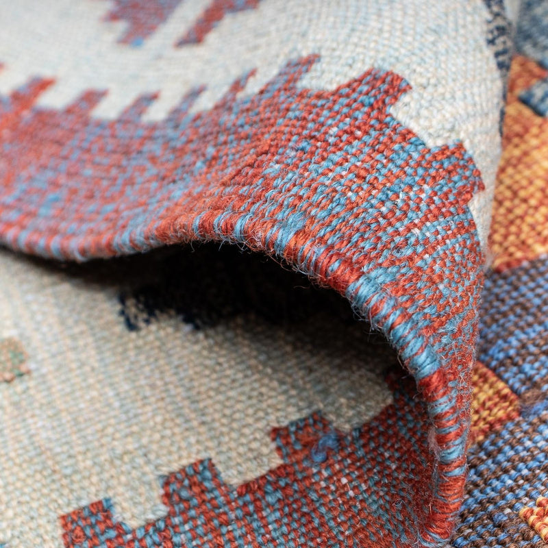 Moderní kilim Koberec 161x211cm - Vlněný koberec