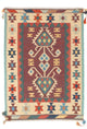 Moderní kilim Koberec 121x181cm - Vlněný koberec