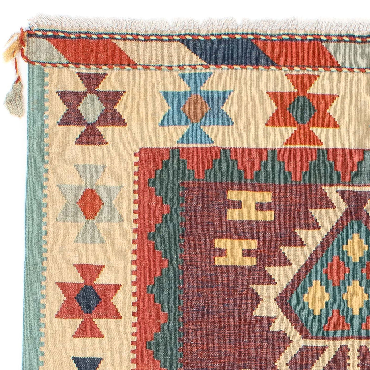 Moderní kilim Koberec 121x181cm - Vlněný koberec