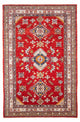 Kazak Koberec 160x244cm - Orientální koberec - tmavě červená