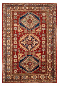 Kazak Koberec 167x242cm - Orientální koberec - tmavě červená – product image