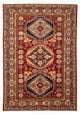 Kazak Koberec 167x242cm - Orientální koberec - tmavě červená